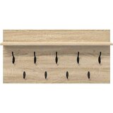  Vješalica za kapute na zidu Zidne Sonoma hrast 80 x 40 x 12 cm | shoptok.hr