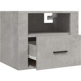 vidaXL Stenska nočna omarica betonsko siva 50x36x40 cm | Shoptok.si