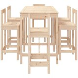 vidaXL 7-dijelni vrtni barski set od masivne borovine | shoptok.hr
