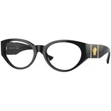 Versace Okvir za naočare 0VE3345 GB1 54, Ženski, Crni | Eponuda.com