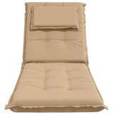  Jastučić za ležaljku GEMERT 100% poliester Pijesak - Pijesak 190 x 60 x 9 cm Melange | shoptok.hr
