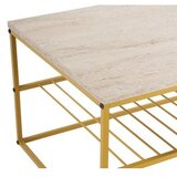 Hanah home asude - gold, marble goldmarble coffee table | ePonuda.com