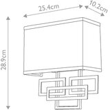 Elstead Lighting Elstead Lanza Notranja stenska svetilka z 2 lučema, oljno drgnjena bronasta, E14, (22099024) | Shoptok.si
