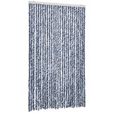 Furnova Zavesa proti mrčesu modra in bela 118x220 cm šenilja, (21918177) | Shoptok.si
