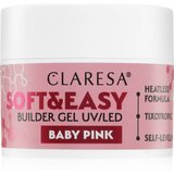 Claresa Soft&Easy Builder Gel osnovni gel za nohte odtenek Baby Pink 12 g Cene