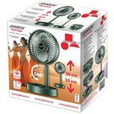 Johnson Punjivi stoni ventilator TORTUGA 5W/3,7V 1200 mAh prečnik 16,5 cm zeleni | Eponuda.com