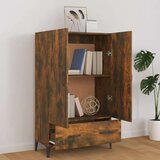  Komoda boja dimljenog hrasta 70 x 31 x 115 cm konstruirano drvo | shoptok.hr
