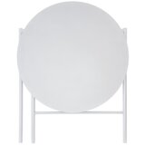 Zone Bela kovinska okrogla jedilna miza ø 70 cm Disc – | Shoptok.si