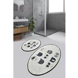 Cutie blackwhite bathmat set (2 pieces) | ePonuda.com