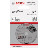 Bosch rezna ploča Expert for Inox 76x1x10 mm za GWS 12V-76 pakovanje od 5 komada - 2608601520 | ePonuda.com