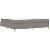  Krevetna konstrukcija Sivo-smeđa 200 x 200 cm tkanina | shoptok.hr