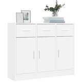  Komoda bijela 91x28x75 cm inženjerski drvo | shoptok.hr