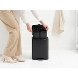 Brabantia Mat crna željezna kanta za smeće s pedalom 12 l Bo – | shoptok.hr