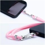 Swing privjesak za telefon podesive duljine / duljina kabela 165 cm (max 82,5 cm u omči) / rame ili vrat – lite pink | shoptok.hr