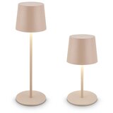 BRILO akumulatorska led namizna svetilka bota bež ø 11 cm Cene