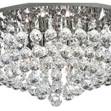 Lesnina XXXL Searchlight 3408-8CC - Plafonsko svetlo HANNA 8xG9/33W/230V | Eponuda.com