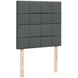 vidaXL Krevet s oprugama i madracem tamnosivi 90 x 190 cm od tkanine | shoptok.hr