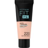 Maybelline tekoča podlaga - Fit Me Matte Foundation - 220 Natural Beige Cene