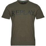 Replay Majice s kratkimi rokavi T SHIRT Kaki | Shoptok.si