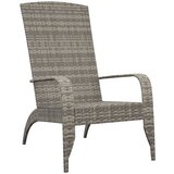 Maison Chic Vrtni Stoli - Stol za vrt Adirondack siv poli ratan JS579, (21878418) Cene