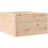  Vrtno cvetlično korito 80x80x45,5 cm trdna borovina | Shoptok.si