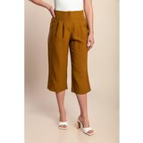 Fenzy Plus Size Kapri Hlače, Gorčične | Shoptok.si
