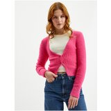 Noisy May Dark Pink Ladies Cardigan Sweet - Ladies Cene