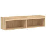 TV ormarići s LED svjetlima 2 kom boja hrasta 60x30x30 cm | shoptok.hr