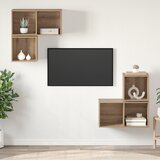 vidaXL Set TV stalka s pohranom 4 pcs hrast artisan 37 x 37 x 72 cm Cijene