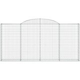  Lučne gabionske košare 5 kom 300x30x140/160cm pocinčano željezo | shoptok.hr
