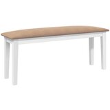  Klupa 110 cm bijela puna drvena guma | shoptok.hr