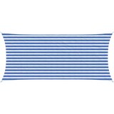  Senčna platna Modra in bela 2 x 4,5 m HDPE, (5000241303) | Shoptok.si