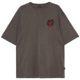Cropp - Majica z vezenim detajlom - Siva | Shoptok.si