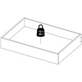 Tvilum Crne ladice za ispod kreveta u setu 2 kom 90x190/140x190 cm Naia – | shoptok.hr