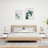  Zidni TV ormarići s LED svjetlima 2 kom bijeli 40x30x40 cm | Eponuda.ba
