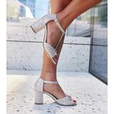 D/CEO Black sandals on a block heel Millo | Shoptok.si