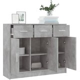  Komoda siva boja betona 91x28x75 cm od konstruiranog drva | Eponuda.ba