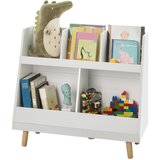SoBuy knjižna omara za otroke v beli barvi v skandinavskem slogu, (20815189) | Shoptok.si