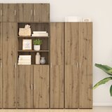 vidaXL Visoki ormar od artizanske hrastovine 30x42.5x185 cm konstruirano drvo | shoptok.hr