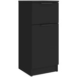  Komode 2 kom crne 30 x 30 x 70 cm od konstruiranog drva | shoptok.hr