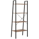  Samostojeće police s 5 razine tamnosmeđe i crne 56x35x140 cm | shoptok.hr