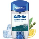 Gillette Antiperspirant Hydrating Gel Eucalyptus Scent gel antiperspirant s hidratantnim učinkom za muškarce 70 ml | shoptok.hr