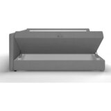 Mömax Boxspring Postelja Alora, Metino Siva, 180x200 | Shoptok.si