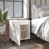  Noćni ormarići s metalnim nogama bijeli 40 x 30 x 50 cm | Eponuda.com
