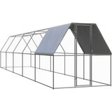 vidaXL Zunanji kokošnjak 2x10x2 m pocinkano jeklo Cene