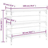  Konzolni stol boja hrasta sonome 100x32x75 cm konstruirano drvo | shoptok.hr