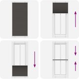  Plisirana roleta crna 95x200 cm širina tkanine 94 4 cm | shoptok.hr