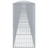 vidaXL Gabionska košara s pokrovom 1200x50x100 cm pocinkano železo | Shoptok.si