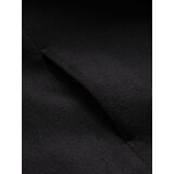 Ombre Men's coat with high collar and asymmetrical fastening - black | shoptok.hr