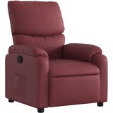 Maison Chic Naslanjač - Relax naslanjač vinsko rdeče umetno usnje, (22061583) Cene